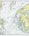 Penobscot Bay Nautical Chart Placemats, set of 4