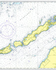 Cuttyhunk, Elizabethian Islands Vintage Chart Placemat