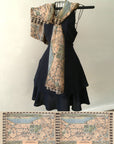 Boston, MA Vintage Pictorial Map Scarf