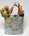 Old Saybrook, CT vintage topo map Tote