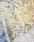 Kodiak Island, Nautical Chart Blanket