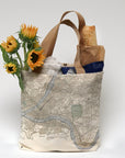 Pittsburgh PA vintage map Tote