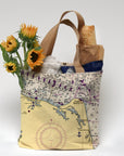 Virginia Beach, VA Nautical Chart Tote