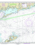 Block Island Sound & Approaches chart Placemats, set of 4