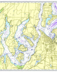 Tacoma Nautical Chart Placemats, set of 4