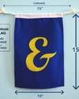 Ampersand Nautical Flag – “&” Flag for Weddings, Families & Celebrations
