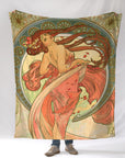 Alphonse Mucha's 'Dance' Blanket