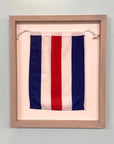 "C" Nautical Flag in Glass-Free Shadow Box Frame