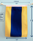 D (Delta) Nautical Signal Flag – Traditional Maritime Code Flag