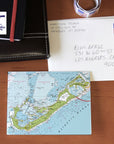 Bermuda Nautical Chart Notecard, Pack of 24 Notecards