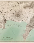 Naples, Italy Vintage Map Placemat