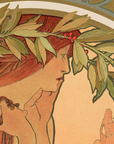 Alphonse Mucha's 'Poetry' Blanket