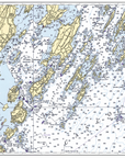 Chebeague Island , ME Nautical Chart Placemats, set of 4