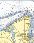 Buzzards Bay Nautical Chart Blanket