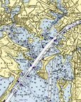 Buzzards Bay with Cuttyhunk, MA Nautical Chart Blanket