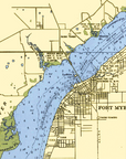 Sanibel Island, FL Nautical Chart Blanket