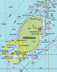 Martinique to Grenada Chart Blanket (St. Lucia, Barbados, Saint Vincent & the Grenadines)