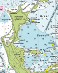 Imray's Bermuda Nautical Chart Blanket