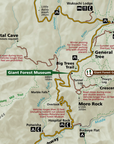 Sequoia National Park Map Blanket – Ultra-Soft Throw – Official Map National Park Gift