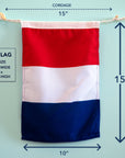 T (Tango) Nautical Signal Flag – Traditional Maritime Code Flag