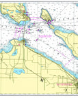 Mackinac Island, MI Nautical Chart Placemats, set of 4