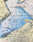 Apostle Islands, WI Lake Superior Nautical chart Blanket - Maritime Tribes USABlanket