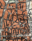 Barcelona, España, Vintage Antique Map, c. 1915 Blanket | Barcelona Spain Decor - Maritime Tribes USABlanket