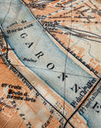 Bordeaux, France Vintage Map Scarf - Maritime Tribes USAScarf