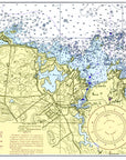 Cohasset, MA Vintage Chart Placemat