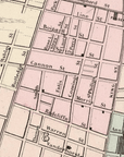 Charleston, SC Vintage 1886 Map Blanket - Maritime Tribes USABlanket
