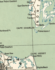 Chesapeake Bay Vintage Map Blanket - Maritime Tribes USABlanket