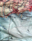 Côte d'Azur, (South of France a.k.a. French Riviera) Map Scarf - Maritime Tribes USAScarf