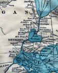 Great Lakes Antique Map Scarf - Maritime Tribes USAScarf