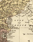 Italy Vintage Map Blanket - Maritime Tribes USABlanket