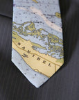 Men's Nautical Chart Tie, Wholesale - Maritime Tribes USA