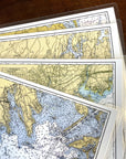 Mix and Match Different Chart Placemats - Maritime Tribes USA