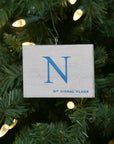 "N" Flag Vintage Ornament - mysignalflags