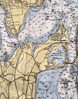 Newport, RI (Narragansett Bay) Chart Blanket - Maritime Tribes USABlanket