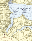 Newport, RI (Narragansett Bay) Chart Blanket - Maritime Tribes USABlanket