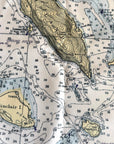 San Juan Islands, WA Nautical Chart Quick Dry Towel - Maritime Tribes USATowel