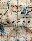 Seattle, WA Puget Sound, Vintage Map Scarf - Maritime Tribes USAScarf