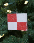 "U" Flag Vintage Ornament - mysignalflags