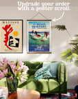 Vintage Surf Competition Poster - Maritime Tribes USA