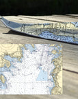 Fairhaven-Sconticut, MA Nautical Chart Quick Dry Towel