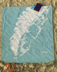 Eastern Shore of Virginia Sea Glass Blanket