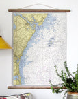 Portsmouth NH - Vintage Nautical Chart, 1958 Scroll