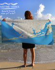 Orange Beach Alabama Hometown Quick Dry Towel