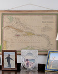 Caribbean Vintage Map Scroll - Maritime Tribes USAScroll