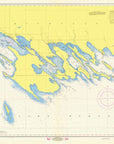 Les Cheneaux Nautical Chart Scroll Scroll - Maritime Tribes USAScroll
