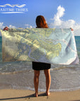 Savannah, GA Beach Towel - Maritime Tribes USATowel